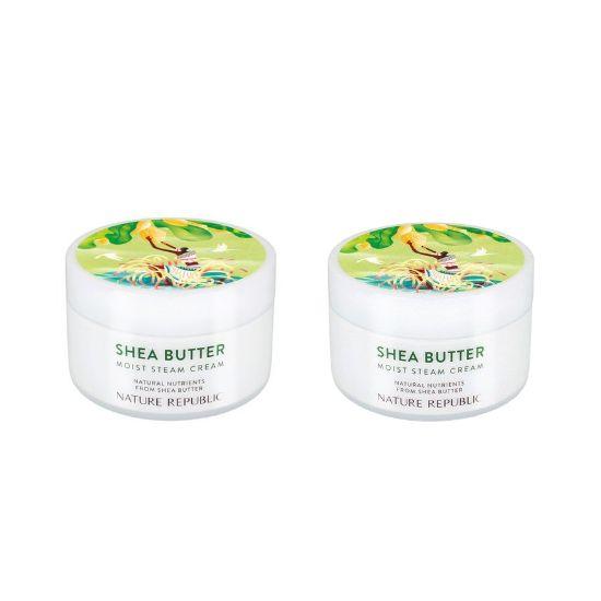 Nature Republic Shea Butter Steam Cream Moist 100ml 2-Piece Double Set