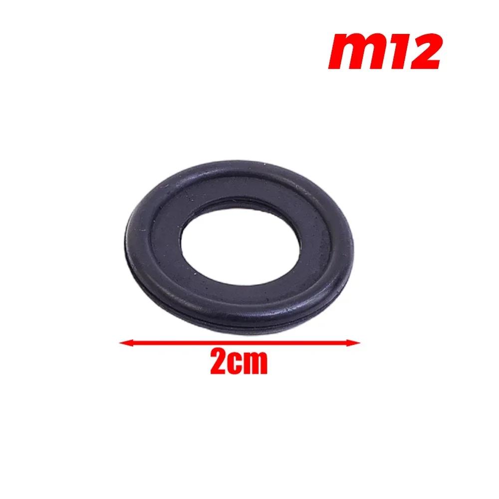 Car Sealing Oil Drain Screw Rubber Plug Gasket M12/M14 Universal Engine Oil Drain Plug Gaskets Auto Accessories 10/20/50/100pcs 10pcs