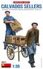 Miniart Scale Calvados Seller Plastic Model Kit MA38071 1/35 (2 Figures)