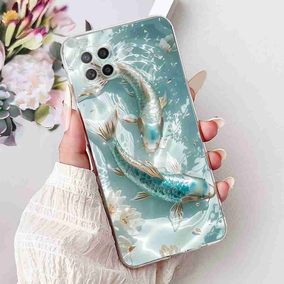For Samsung Galaxy A42 5G Case Popular Pattern Flowers Soft Silicone TPU Cover For Samsung a42 A42 6.6" SM-A426B Fashion Shell