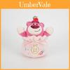 Authentic Disney Strawberry Bear Plush Toy Keychain With Soft Short Fur Material