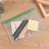 Transparent PVC Zipper File Bag