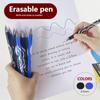 Large Capacity Heat-Erasable Gel Pen - Blue & Black, Student Stationery