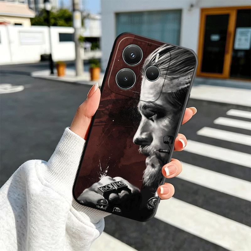 Sons Of Anarchy Soft Phone Case for Xiaomi Redmi Note 12 13 14 15 Pro Plus 11 12S 11S 11T 10 4G Black Cover Back Shell