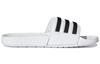 Adilette Boost Adidas Slides 'White Black Stripes' FY8155