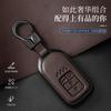 Metal Leather Car Remote Key Case  Cover Holder Shell Fob for Honda Civic 11th CRV Accord XRV Type BREEZE Keychain Interior