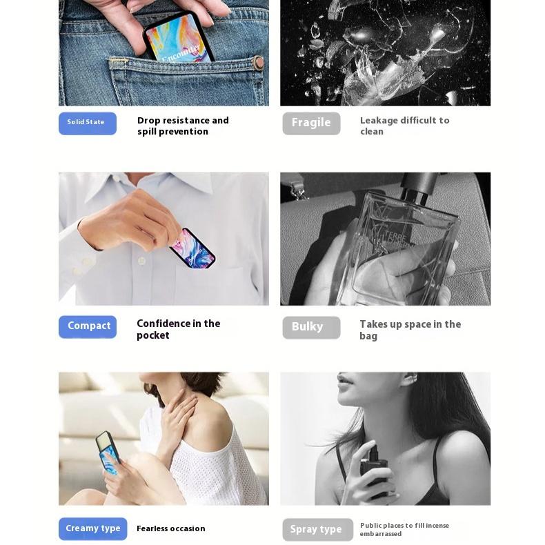 Solid Balm Lasting Fragrance Portable To Remove Odor