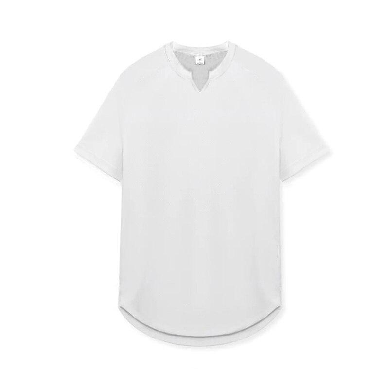 

Новые поступления, однотонная футболка в стиле ретро в американском стиле «Tough Guy», тонкая, простая, тонкая с коротким рукавом для фитнеса XXL белый