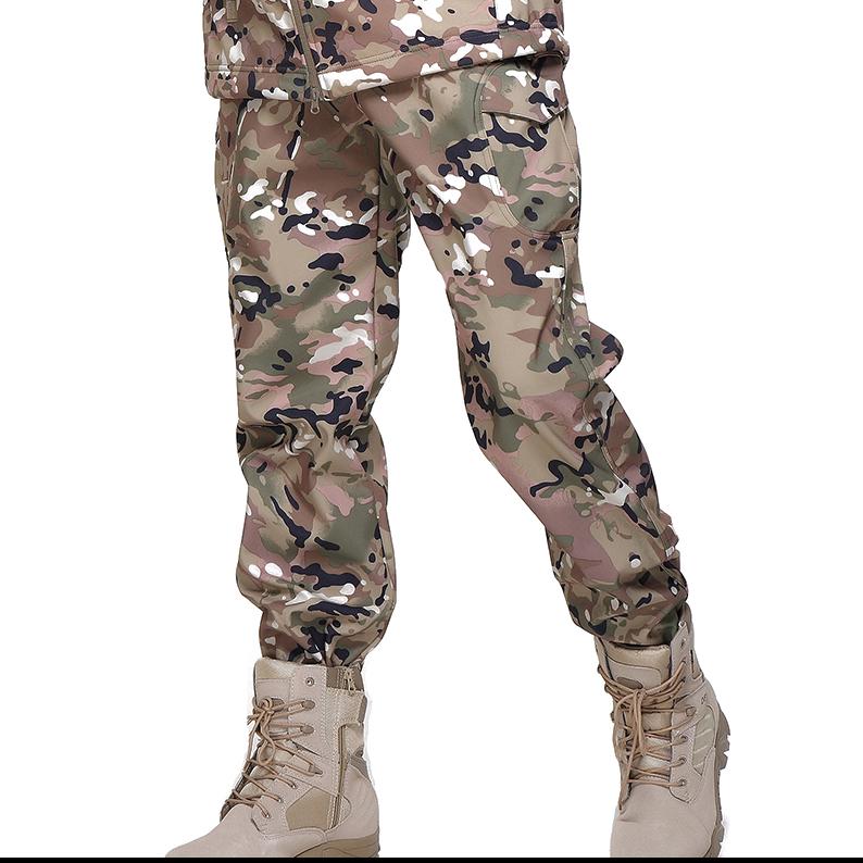 Warm Camo Army Fleece Pants 