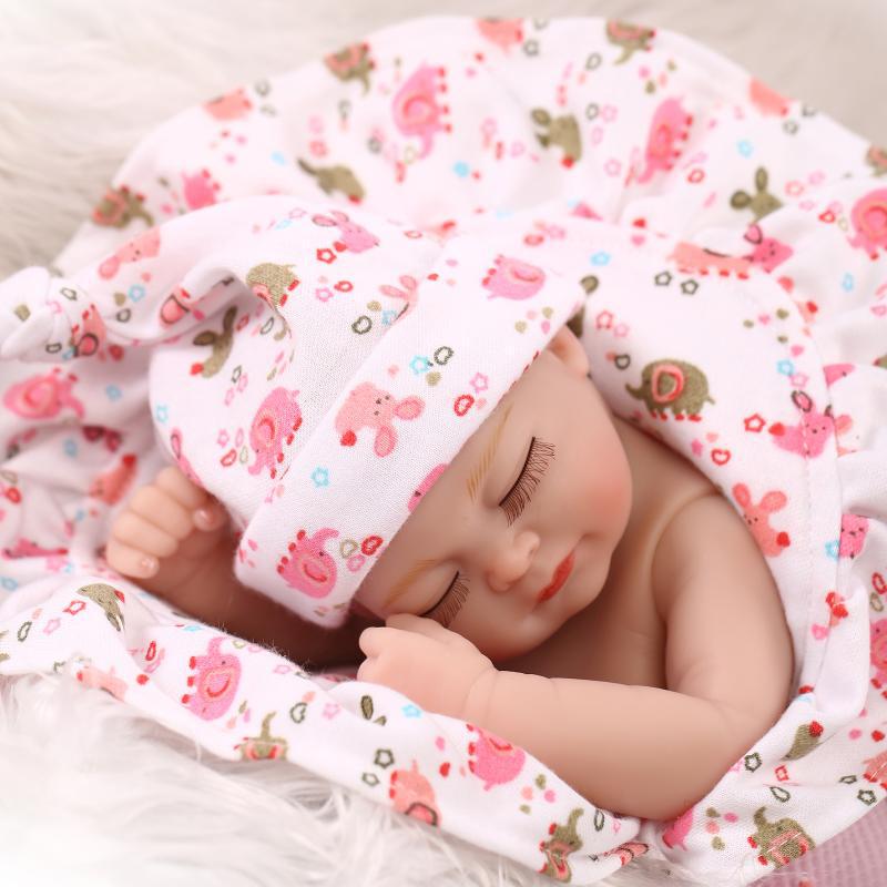 Mini Bath Toy Simulation Baby Soft Rubber Doll Realistic Soft Play Home Baby Girl Toy