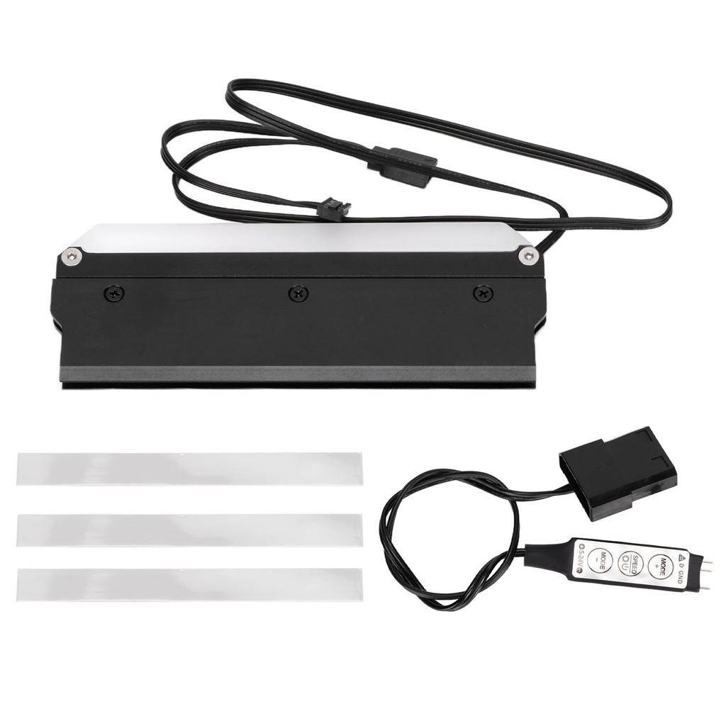 Memory Cooling Vest 5V Glowing Heat Sink Computer Cooler Accessories with Color Lamp Beads