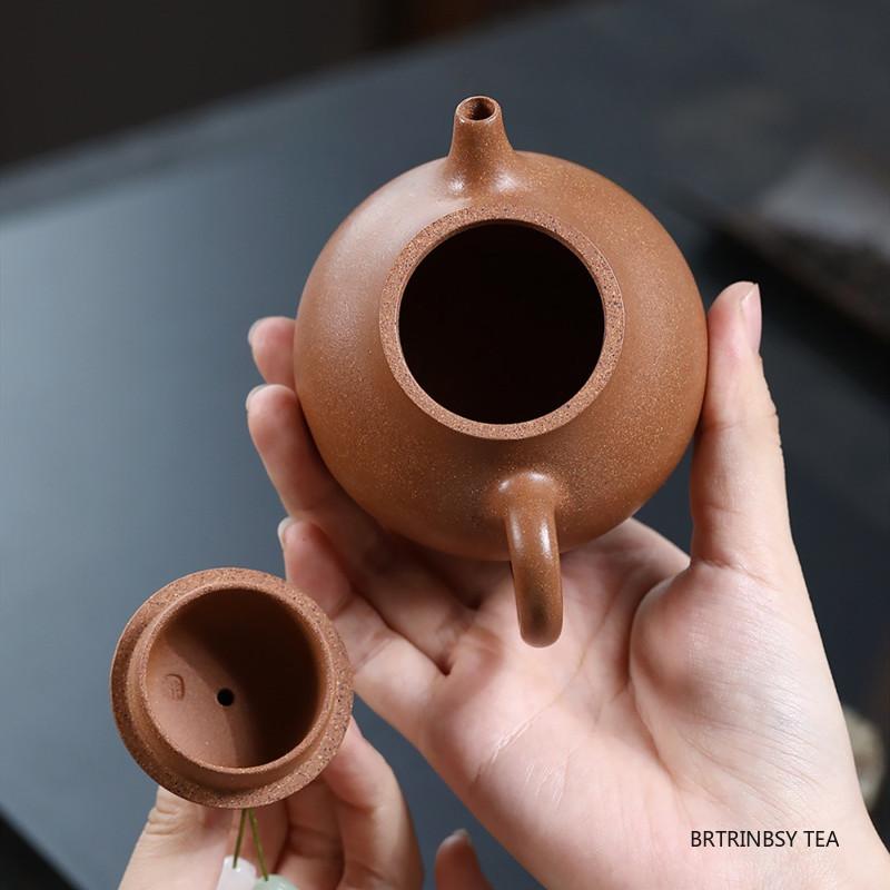 150ml Chinese Yixing Purple Clay Teapot Tradition Household Beauty Tea Pot Handmade Eggplant Shape Kettle Zisha Tea Set Teaware