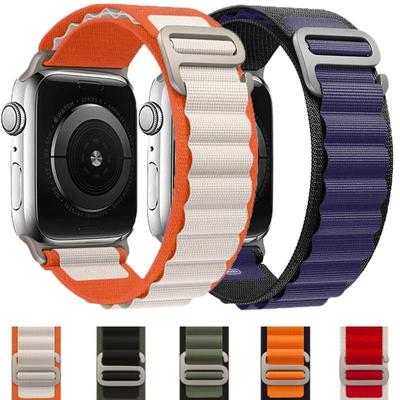 Για Λουράκι Apple Watch Alpine loop Λουράκι Ultra2 49mm 44mm 40mm 45mm 41mm 42mm 38mm νάιλον βραχιόλι iWatch 9 7 6 5 4 se 8 λουράκι