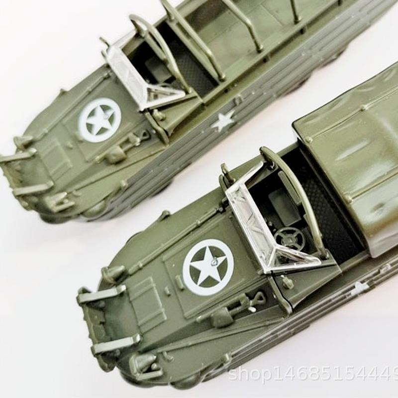רכב לחימה אמפיבי מורכב 4D צבאי 1/72 מורכב מתנה לילד צעצוע רכב צבאי