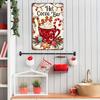 1pc Christmas Hot Cocoa Bar Metal Sign - Weather-Resistant Wall Art with Pre-Drilled Holes for Farmhouse Home Cafe Garage Decor