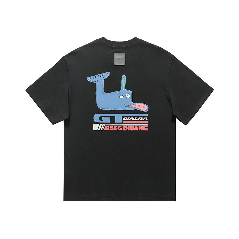 New Casual Half-sleeved Summer T-shirt Short-sleeved Loose Casual Printed T-shirt Men