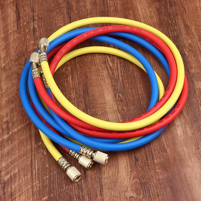 NOVÁ R410A 1/4'' SAE AC nabíjecí hadice Sada 500 PSI Pro klimatizaci Chladicí hadice R134 R22 Nástroj pro nabíjení chladiva