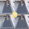 Kitchen Floor Mat Diatom Mud Dirty Anti-slip Mat Simple Air-drying Water-absorbing Mat Household Easy-to-clean Long Foot Mat