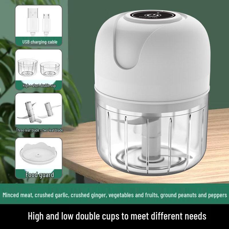 

Wireless Electric Garlic Press & Food Chopper