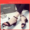 Premium Quality New Summer Women Sandals Open Toe Flip Flops Thick Heel Korean Style Gladiator For Effortless Style