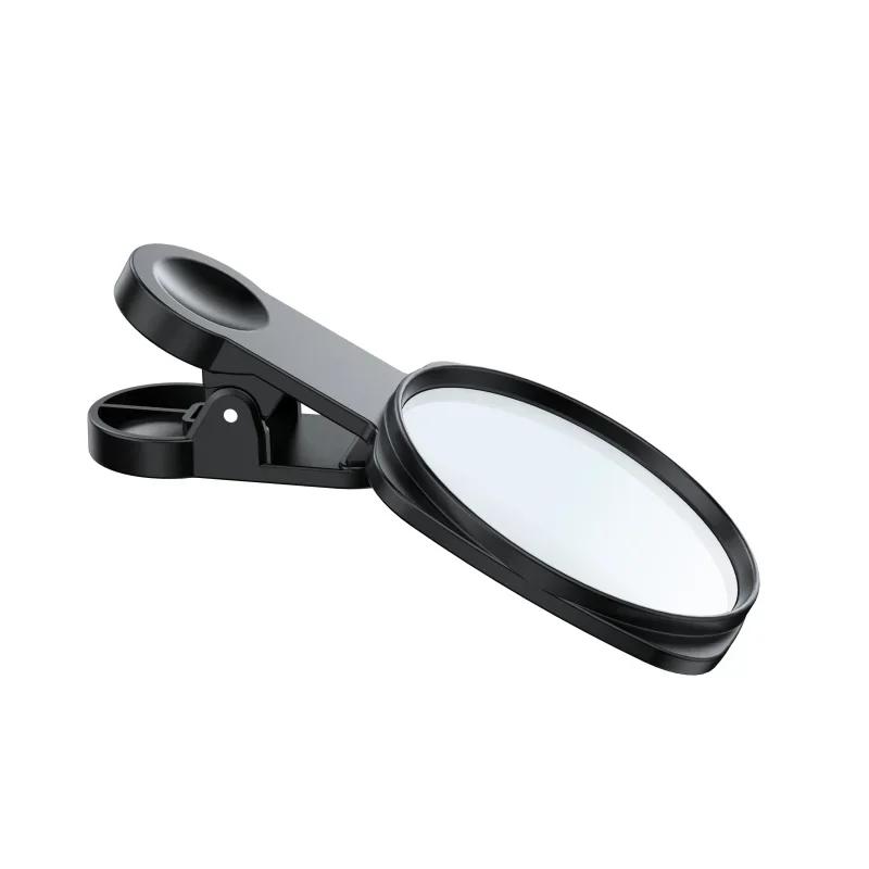 New Mobile Phone Rear Camera HD Reflective Selfie Mirror with Storage Bag for IPhone Photo Video Selfie Vlog Phone Accessories