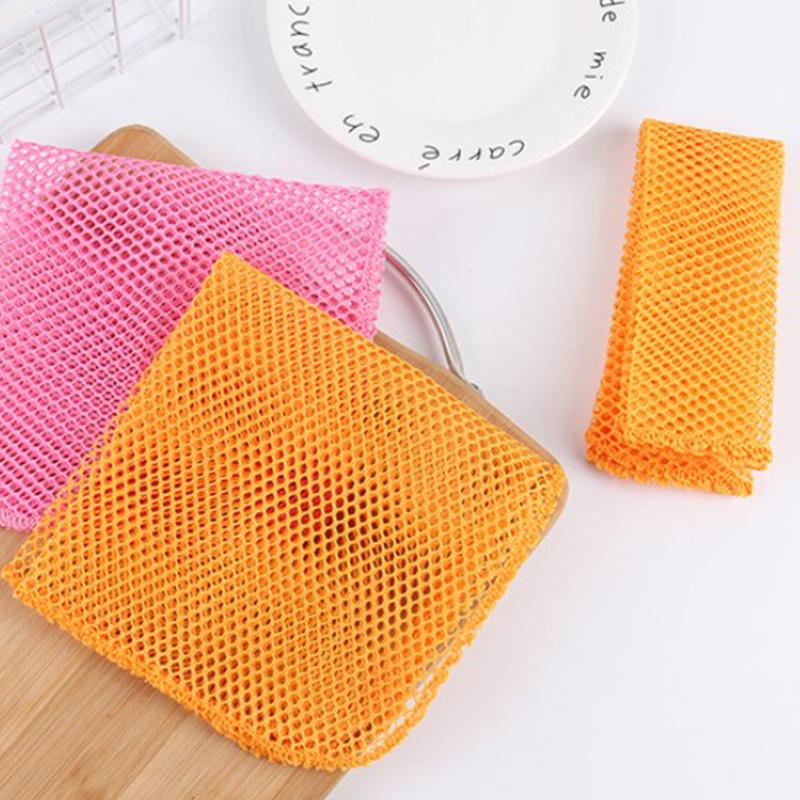 2 Pcs Innovative Dish Washing Net Cloths  Dry  Mesh Washing Cloths