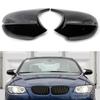 Geeignet für BMW 3er Reihe E90 E91 E92 E93 320i 325i Späteres Modell Außenspiegelgehäuse Links - Hochglanz Schwarz Poliertes Aussehen