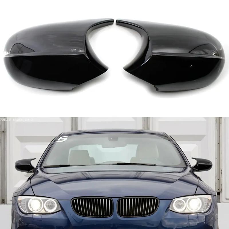 Suitable for Bmw3DepartmentE90 E91 E92 E93 320i 325iLater Model Left Side Mirror Housing - High Gloss Black Polished Appearance