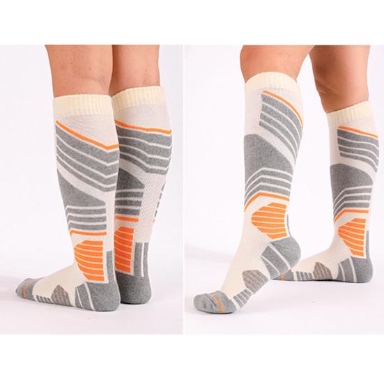 1 Pair Winter Ski Socks Women Knee High Warm Thermal Boot