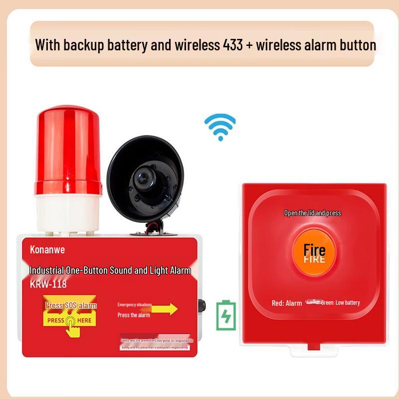 Brangdy Wireless Fire Alarm Kit