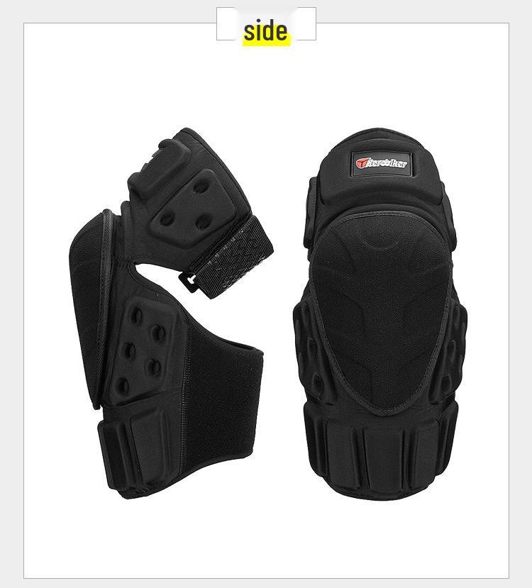 Motorcycle & MTB Protective Gear: Anti-Fall Leg & Elbow Armor for Off-Road, Riding, Roller Skating, Snow Sports.