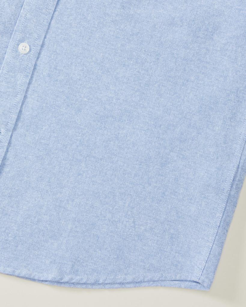 [Amazon Essentials] Oxford Shirt, Dress Shirt with Pocket, Regular Fit, Long Sleeve, Men's, Blue, Size S
