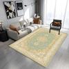 Indian Moroccan Carpet Area Rug Floor Mats Ethnic Style Children Play Mat Bedroom Trendy Non-slip Living Room Flannel Home Decor