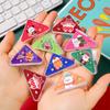 Christmas Triangle Photo & Memo Clip – Cute Gift for Students & Journal Decoration