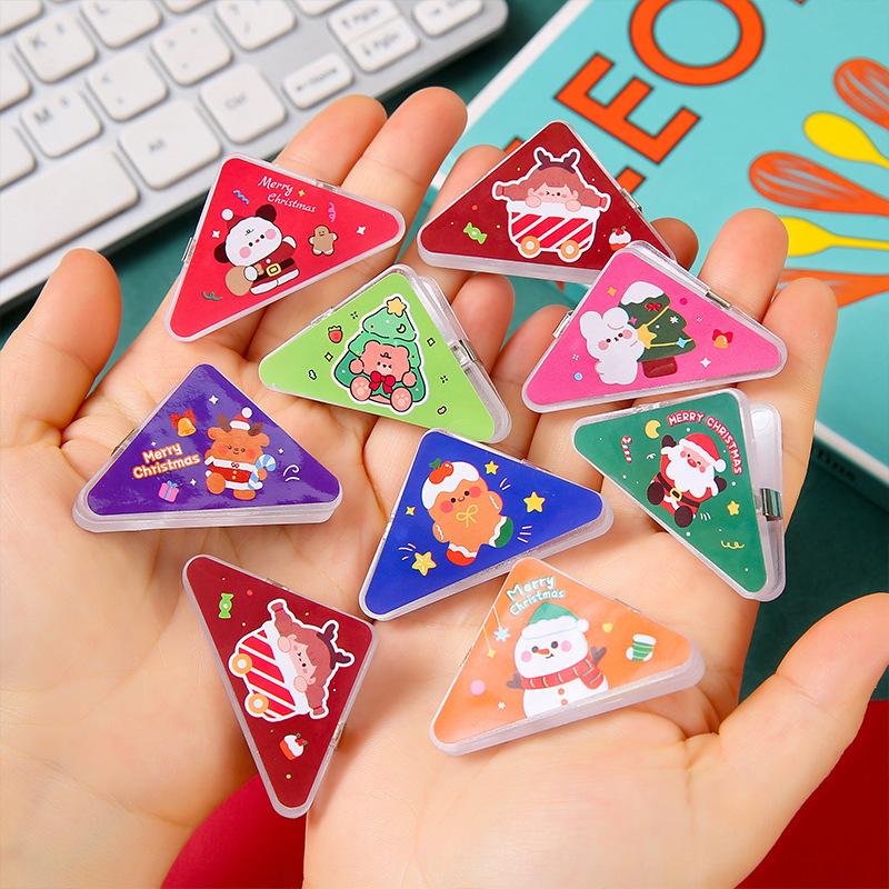 Christmas Triangle Photo & Memo Clip – Cute Gift for Students & Journal Decoration