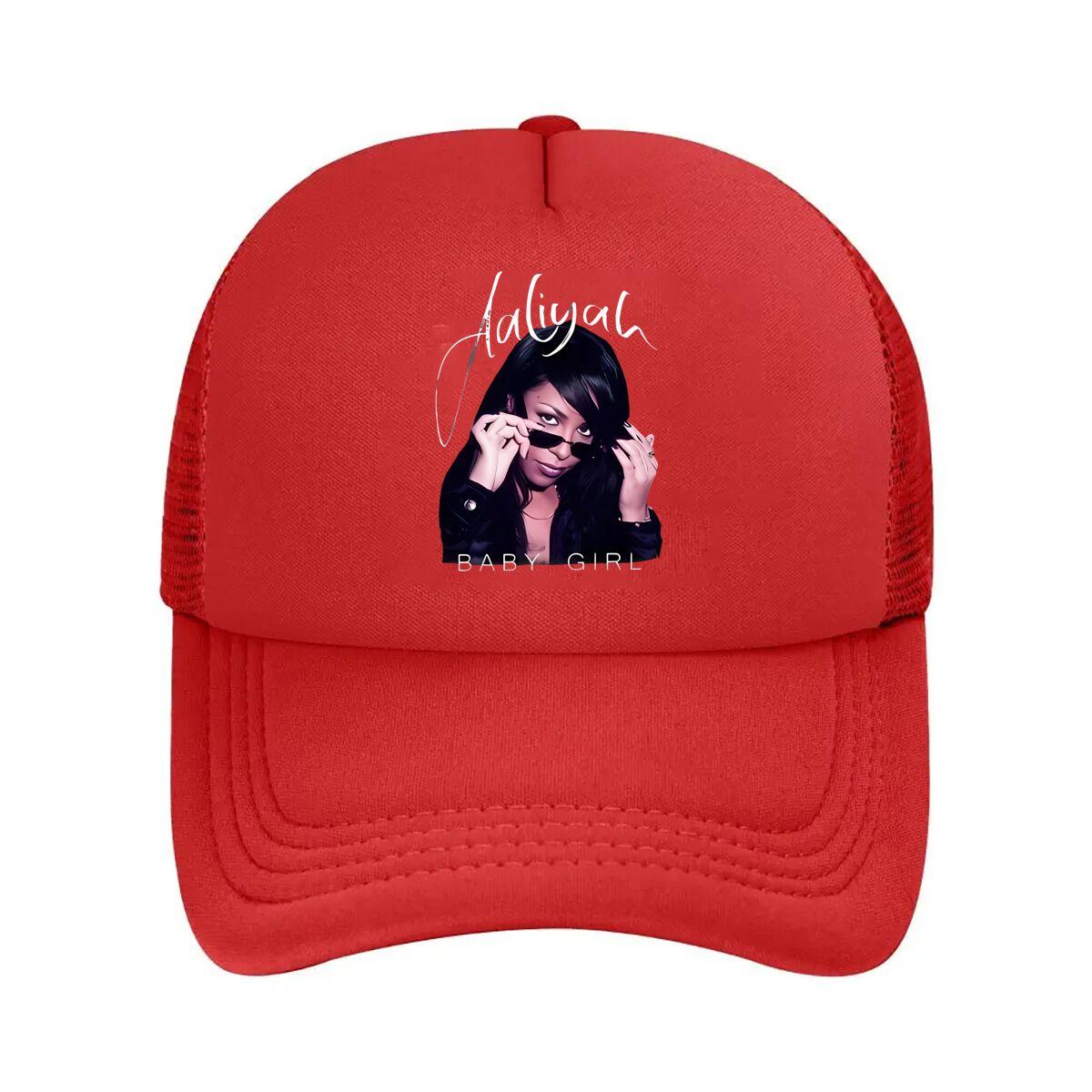 “Baby Girl Art, Portrait Design” Mesh Baseball Cap One Size
