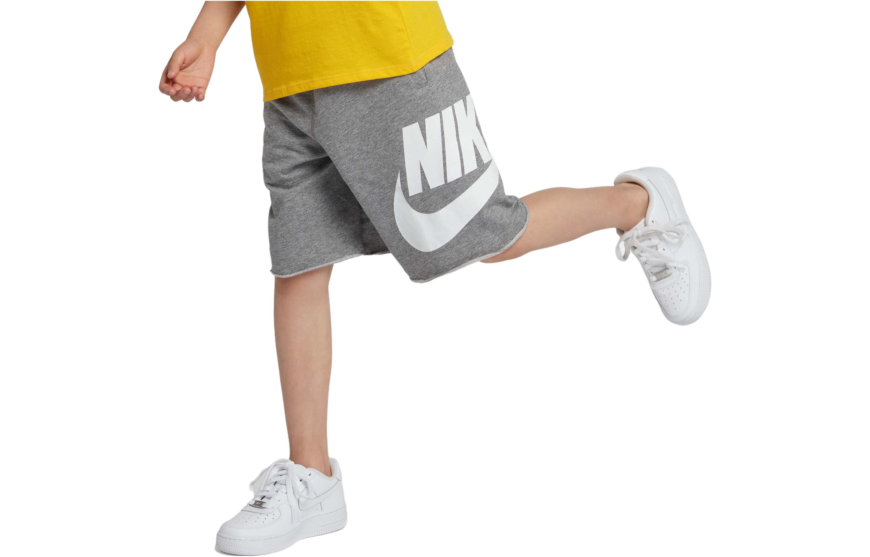 Nike Kids Shorts Kids  Heather Gray 939610-091 L