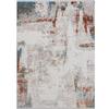 Rug - THE DECO FACTORY - AURORA_FOG - Rectangular 200x290 Cm - Silky Viscose - Multicolored Abstract Grey