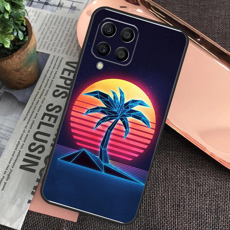 

Neon Retrowave 80s Vintage Art Case For Samsung Galaxy M20 M15 M55 M31s M51 M21 M11 M13 M33 M53 M52 M32 M12 M14 M34 M54 Samsung M21