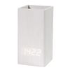Smart voice-activated silent led wooden clock, wooden clock pen holder, alarm clock, handicraft gift USB charging