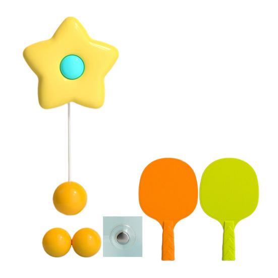 1 Set Children Indoor Hanging Table Tennis Trainer Set Automatic Rebound Ping-Pong Practice Toy Improve Sensory Educational Toy Parent-child