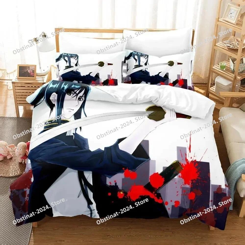 Anime K Project Mikoto Suoh No Blood! No Bone! No Ash! Bedding Set Duvet Cover Full Queen King Size Pillowcase Printed Bed Set