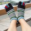 1 Pair of Cotton Five Finger Socks EU39-44 No Show Ankle Socks Men's Socks  Spring Summer