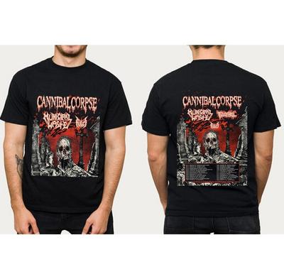 Cannibal Corpse Noord-Amerikaanse Tour 2025 T-shirt
