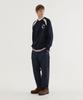 COVERNAT Tech Nylon Semi-Wide Cargo Jogger Pants Dark Navy