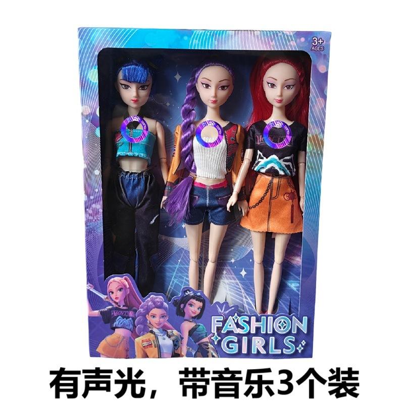 K-POP Dämonenjägerin Mädchengruppe Simulationspuppe Hanliu Mimila Zoe Vinylpuppe Mädchen Neues Spielzeug