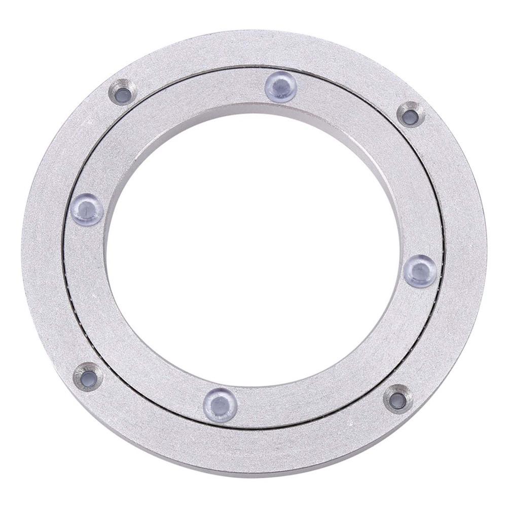Heavy Duty Turntable Bearing 4.7/5.5/ 8 Inch Round Lazy Susan Rotating Bearing Smooth Aluminium Alloy