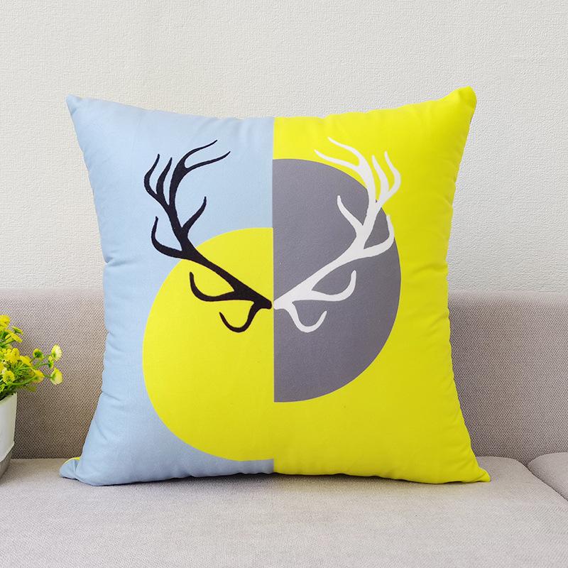 New Modern Nordic Simple Pillowcase Living Room Sofa Home Pillowcase Short Plush Cushion