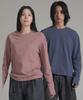 Noming [2Pack] Loose Fit Crop Pigment Long Sleeve (4 Colors)