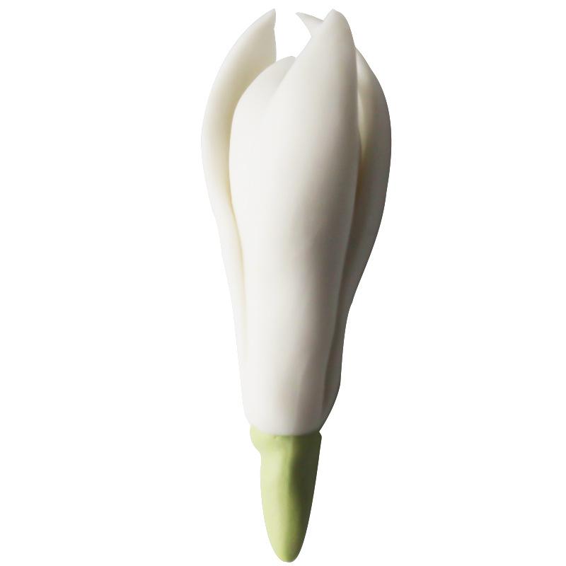 Simple and beautiful hand-kneaded magnolia flower ceramic tea pet literary tea ceremony accessories teaand beautiful tea pet